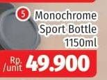 Promo Harga TECHNOPLAST Quotes Sport Bottle 1.15L 1 pcs - Lotte Grosir