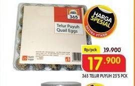 Promo Harga 365 Telur Puyuh 25 pcs - Superindo