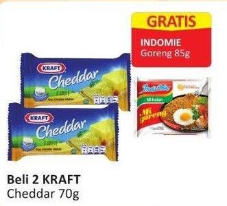Promo Harga KRAFT Cheese Cheddar 70 gr - Alfamart