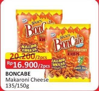 Promo Harga Kobe Bon Cabe Makaroni Krispi Nacho Cheese Level 2 150 gr - Alfamart