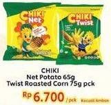 Promo Harga CHIKI Net Potato 65 g/ Twist Roasted Corn 75 g  - Indomaret