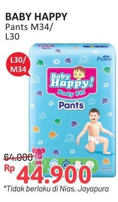 Promo Harga BABY HAPPY Body Fit Pants M34, L30 30 pcs - Alfamidi