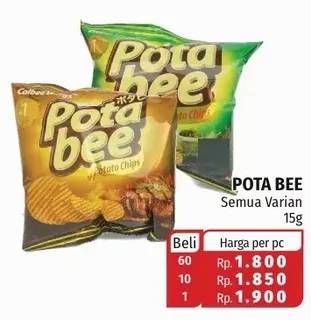 Promo Harga POTABEE Snack Potato Chips All Variants 15 gr - Lotte Grosir
