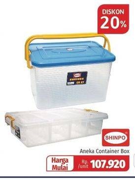 Promo Harga SHINPO Container Box All Variants  - Lotte Grosir