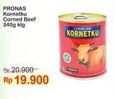 Promo Harga PRONAS Kornetku Corned Beef 340 gr - Indomaret