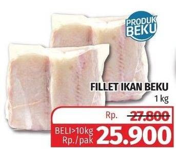 Promo Harga Fillet Ikan Beku 1 kg - Lotte Grosir