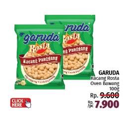 Promo Harga Garuda Rosta Kacang Panggang Rasa Bawang 100 gr - LotteMart