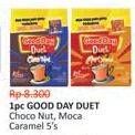 Promo Harga Good Day Coffee Duet ChocoNut, MocaCaramel per 5 sachet 22 gr - Alfamidi