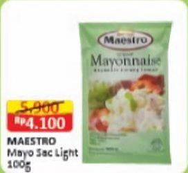 Promo Harga Maestro Mayonnaise Light 100 gr - Alfamart