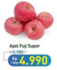 Apel Fuji per 100 gr Diskon 13%, Harga Promo Rp4.990, Harga Normal Rp5.780