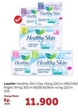 Promo Harga Laurier Healthy Skin Night Wing 35cm, Day NonWing 22cm, Night Wing 30cm, Day Wing 22cm 6 pcs - Carrefour