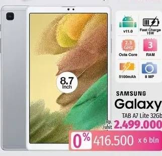 Promo Harga SAMSUNG Galaxy Tab A7  - LotteMart