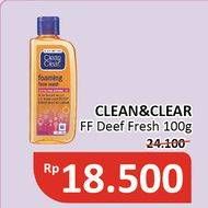 Promo Harga CLEAN & CLEAR Facial Wash 100 ml - Alfamidi