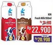 Promo Harga KIN Fresh Milk 950 ml - Hypermart