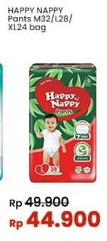 Promo Harga Happy Nappy Smart Pantz Diaper M32, L28, XL24 24 pcs - Indomaret