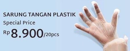 Promo Harga Sarung Tangan Plastik per 20 pcs - Carrefour