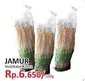 Promo Harga Jamur Inokitake (Jamur Enokitake) 100 gr - Yogya