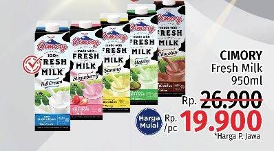 Promo Harga CIMORY Fresh Milk 950 ml - LotteMart