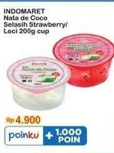 Promo Harga Indomaret Nata De Coco Selasih Strawberry, Selasih Leci 200 gr - Indomaret