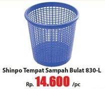 Promo Harga SHINPO Tempat Sampah Bulat 830L  - Hari Hari