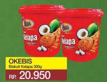 Promo Harga OKEBIS Biskuit Kelapa 300 gr - Yogya