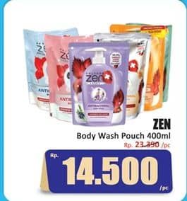 Promo Harga ZEN Anti Bacterial Body Wash 400 ml - Hari Hari