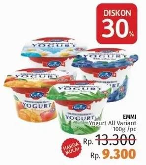 Promo Harga EMMI Yoghurt All Variants 100 gr - LotteMart