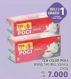 Promo Harga CAP POCI Teh Celup 25 pcs - LotteMart