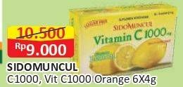 Promo Harga Sido Muncul Vitamin C 1000mg per 6 sachet 4 gr - Alfamart