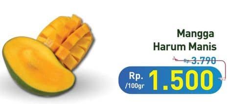 Promo Harga Mangga Harum Manis per 100 gr - Hypermart