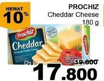 Promo Harga PROCHIZ Keju Cheddar 180 gr - Giant