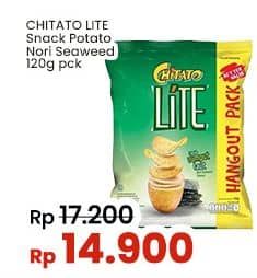Promo Harga Chitato Lite Snack Potato Chips Seaweed 120 gr - Indomaret