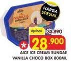 Promo Harga AICE Sundae Vanilla Chocolate 800 ml - Superindo