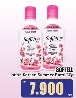 Promo Harga Soffell Lotion Anti Nyamuk Korean Summer 60 gr - Hari Hari