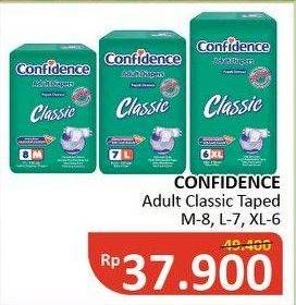 Promo Harga Confidence Adult Diapers Classic M8, L7, XL6  - Alfamidi