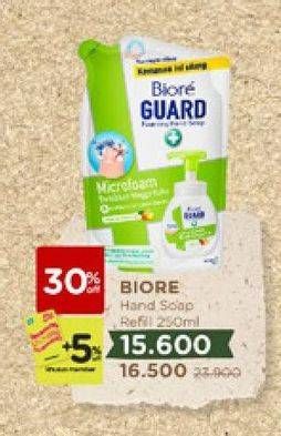 Promo Harga Biore Guard Foaming Hand Soap 250 ml - Watsons