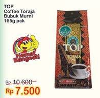 Promo Harga Top Coffee Kopi Toraja 165 gr - Indomaret