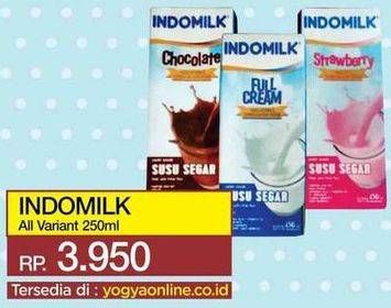 Promo Harga INDOMILK Susu UHT All Variants 250 ml - Yogya