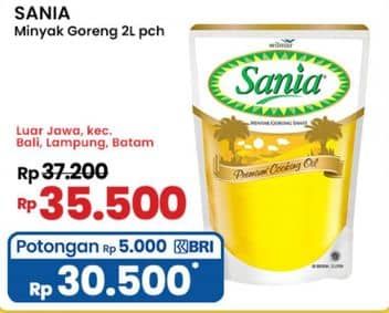 Promo Harga Sania Minyak Goreng 2000 ml - Indomaret