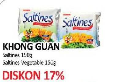 Promo Harga KHONG GUAN Saltines Crackers 150 gr - Yogya