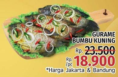 Promo Harga Ikan Gurame Bumbu Kuning  - LotteMart