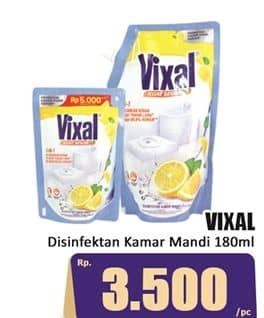 Promo Harga Vixal Disinfektan Kamar Mandi 180 ml - Hari Hari