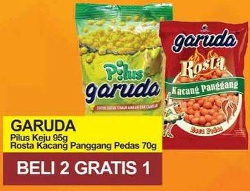 Promo Harga GARUDA Pilus Keju/Rosta Kacang Panggang Pedas  - Yogya