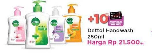 Promo Harga DETTOL Hand Wash All Variants 245 ml - Carrefour