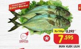 Promo Harga Ikan Kuek Lilin per 100 gr - Superindo