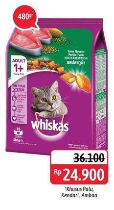 Promo Harga WHISKAS Makanan Kucing 480 gr - Alfamidi