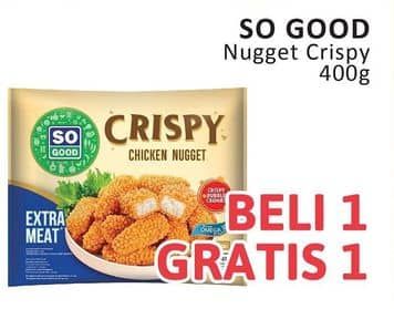 Promo Harga So Good Crispy Chicken Nugget 400 gr - Alfamidi