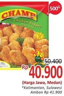 Promo Harga CHAMP Nugget 500 gr - Alfamidi