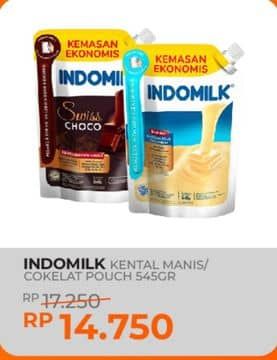 Promo Harga Indomilk Susu Kental Manis Plain, Cokelat 545 gr - Yogya