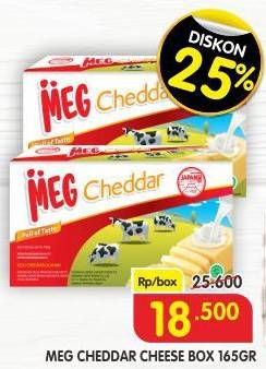 Promo Harga MEG Cheddar Cheese 165 gr - Superindo